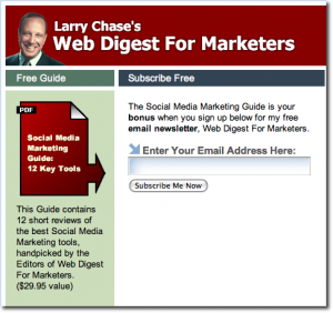 newsletter bribe larrychase