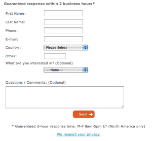 rad-direct web form poa