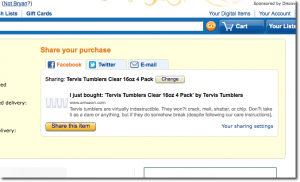 amazon thank you share